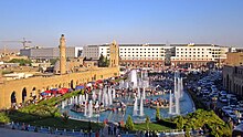 The city of Erbil (ancient Arbela), today the de facto capital of the autonomous Kurdistan Region in Iraq, has been continuously inhabited since the days of the Neo-Assyrian Empire Erbil mail square.JPG