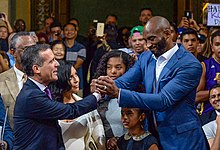 The Bryants and Eric Garcetti in 2016 Eric Garcetti and Kobe Bryant, 2016.jpg