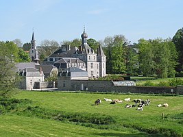 Ermeton-sur-Biert , the monastry and the village .