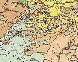 Vescovado di Sion - Localizzazione