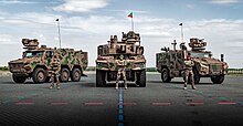 The new SCORPION vehicles: VBMR Griffon (left), EBRC Jaguar (centre) and VBMR-L Serval (right)