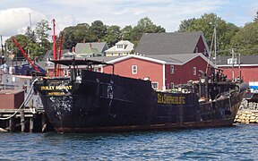Les restes du navire le 31 juillet 2013