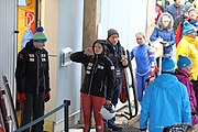 Deutsch: 2. und finaler Lauf der Juniorinnen bei den 33. FIL Juniorenweltmeisterschaften 2018 in Altenberg/Erzgebirge am 1. Februar 2018 (Namen der Abgebildeten in den Kategorien) English: 2nd and final run female juniors at the 2018 33th FIL Junior World Championships at Februar 1st alt Altenberg, Germany (names in categories)