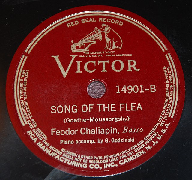 Description de l'image Feodor Chaliapin - Song of the Flea - Victor 14901B.jpg.