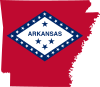 Flag-map of Arkansas.svg