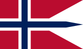 State Flag of Norway since 1899, War flag since 1905.
