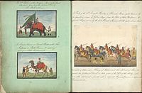 Scenes from a Royal procession, and a party of Skinner's Horse regiment.