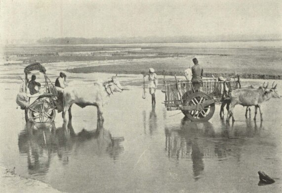 Fording an Indian River, c. 1905