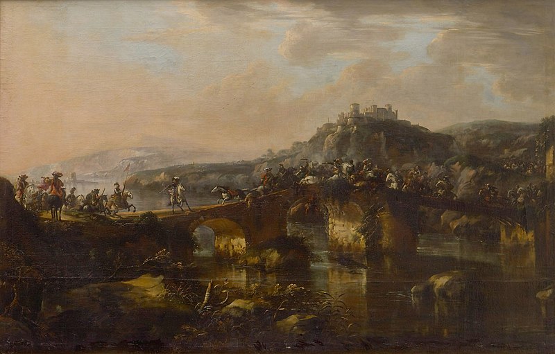 File:Francesco Casanova - Reitertreffen auf einer Brücke - GG 1204 - Kunsthistorisches Museum.jpg
