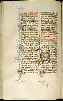 Breviary, ink, paint and gold on parchment; third quarter 15th century (Walters Art Museum). Francesco di Antonio del Chierico - Leaf from Breviary - Walters W334152V - Open Reverse.jpg