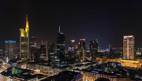 Skyline at night