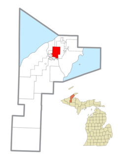 Franklin Township (Houghton), MI location2.png