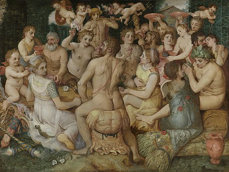 Floris - Banquet of the Gods, Royal Museum of Fine Arts, Antwerp Frans Floris - Banquet of the Gods - WGA7943.jpg