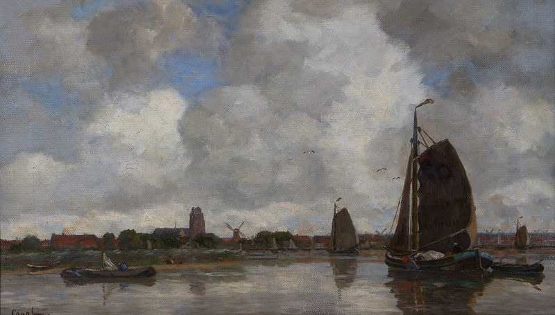 File:Gilbert von Canal Holländische Küstenlandschaft.jpg