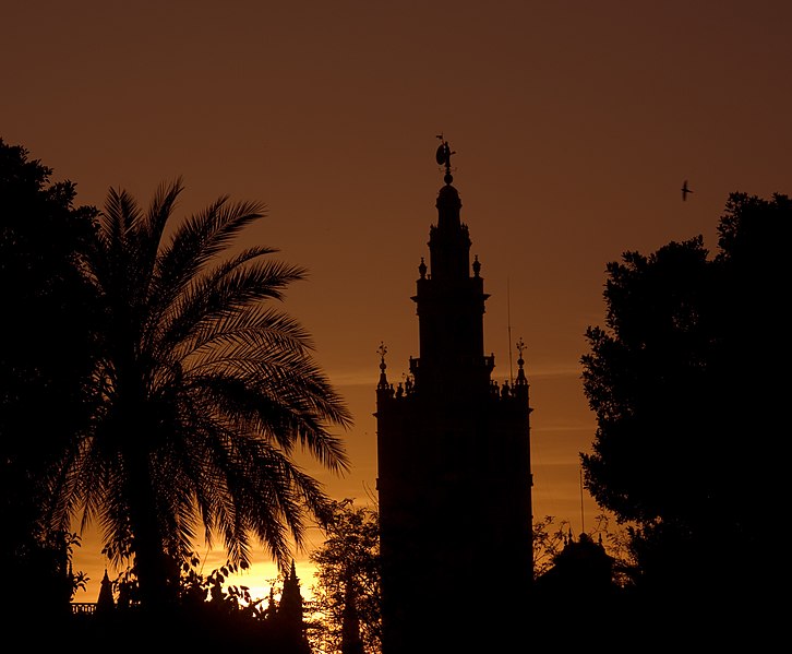 File:Giralda al atardecer..jpg