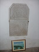 Nagrobni epitaf škofa Boštjana Glavinić de Glamoć
