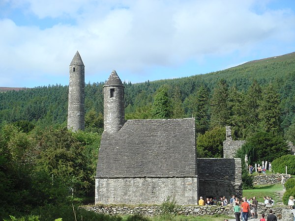 Kevin's monastery at Glendalough, County Wicklow