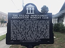 Green Cove Springs Village Improvement Association marker Green Cove Springs VIA Historical Marker.jpg
