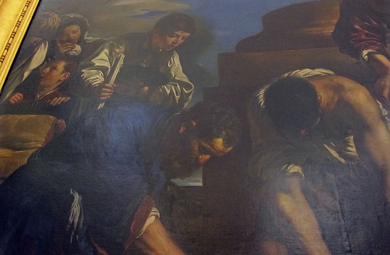 File:Guercino, seppellimento di santa petronilla, 02.JPG