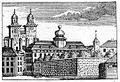 Gustavianum and cathedral from title page of Busser, Om Upsala Stad etc.jpg