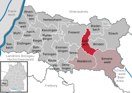Gutach im Breisgau - Localizazion