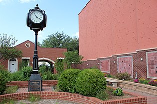 Centennial clock of the Apothecary Garden