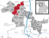 Lage der Gemeinde Höchstadt an der Aisch im Landkreis Erlangen-Höchstadt