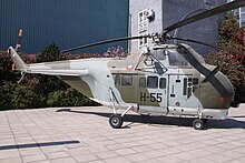 S-55 of the Air Force of Chili on display at a museum H-55 Sikorsky S-55 Chilean Airforce (7322311282).jpg