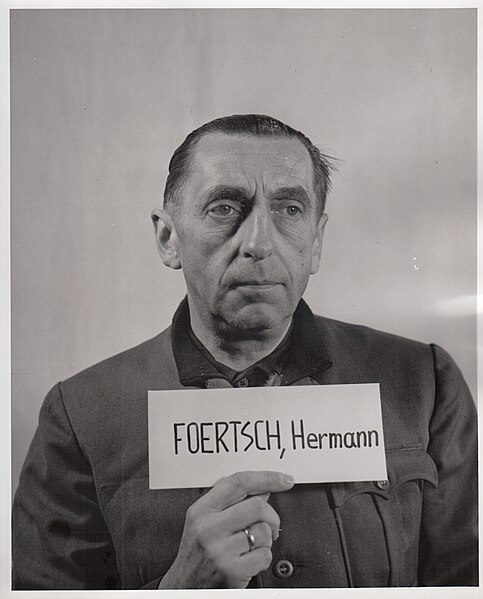 Image: Hermann Foertsch Nuremberg Trial defendant