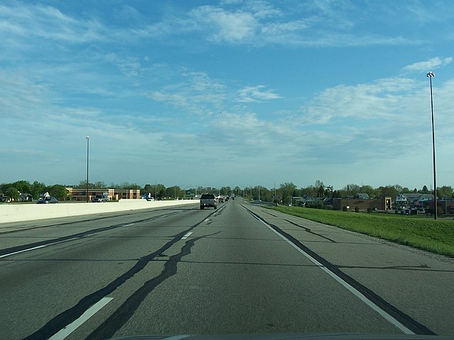 I-65 just outside Indianapolis, Indiana