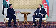 Thumbnail for File:Ilham Aliyev and King of Jordan Abdullah II held a one-on-one meeting.jpg