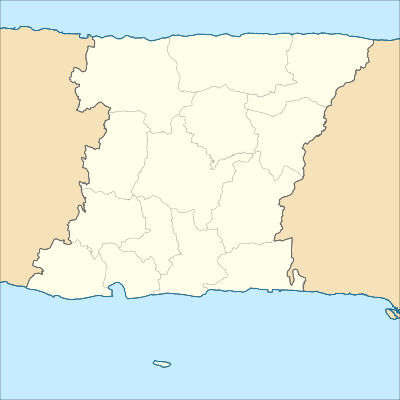 Location map Kabupaten Sampang