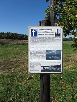 Thementafel bei der Wüstung Schmerbach