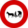 Circolazione vietata alle carrozze
