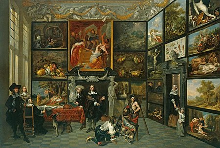 Cabinet of Pictures Jacob de Formentrou - A Cabinet of Pictures RCIN 404084.jpg