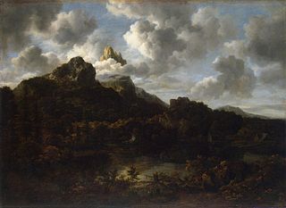 <i>Mountain Landscape with a Watermill</i>