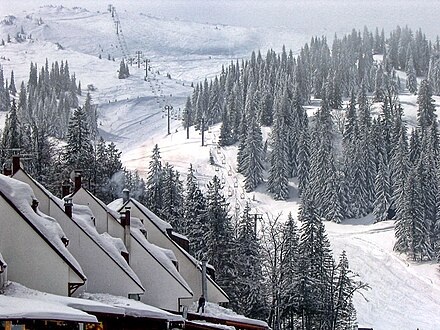 Jahorina ski slopes.