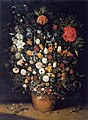 Vaas met bloemenboeket (1603), Jan Brueghel de Oude, Alte Pinakothek, München