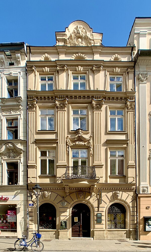 Matejko's family home at 41, Floriańska Street