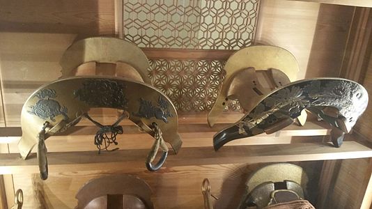 Day 25:Japanese sets of saddles and matching stirrups at the Oriental Museum, Venice