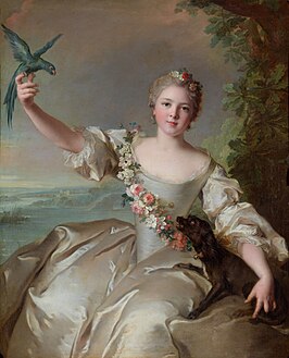 Portret van Mathilde de Canisy, markiezin van Antin