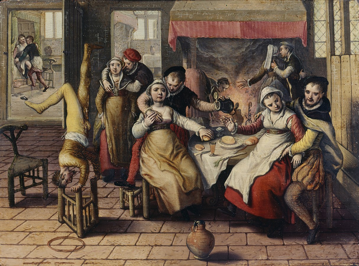 Joachim Beuckelaer, Kitchen maid with Christ in the house of Martha and
