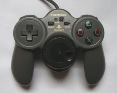 Namco Jogcon controller for the PlayStation video game console.