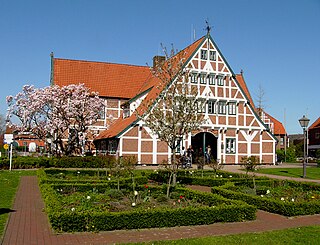 Jork Town in Lower Saxony, Germany