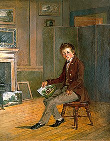 lukisan dari seniman sebagai anak laki-laki