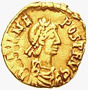 Tremisse do imperador Júlio Nepos (r. 474–480)