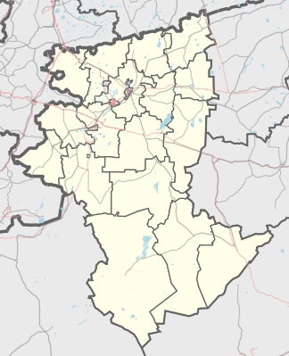 Mapa de localización de Kostanay