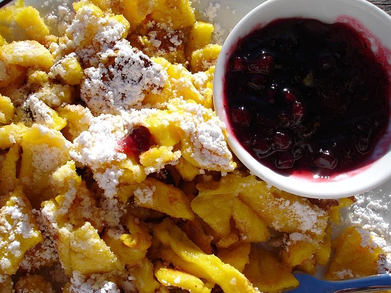 Kaiserschmarrn. From an eating tour of Austria