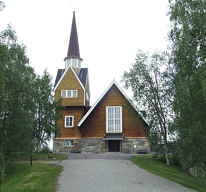 How to get to Karesuando kyrka with public transit - About the place