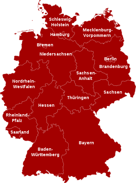 E ist die Menge der 16 Bundesländer der Bundesrepublik Deutschland. Damit ist |E|=16.
